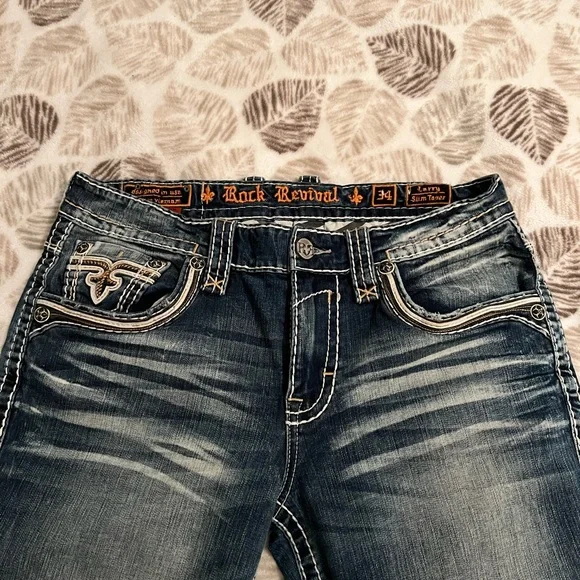 ROCK REVIVAL JEANS SZ 34